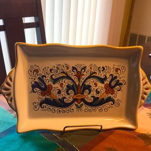 Deruta serving tray
